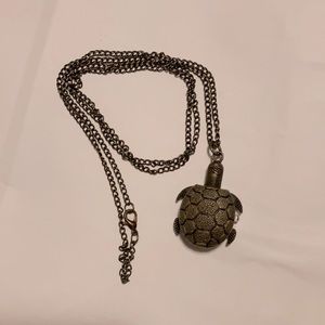 Turtle watch necklace!